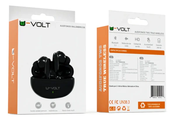 audífonos bluetooth u-volt